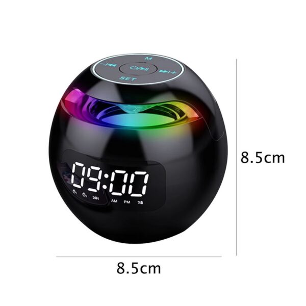 dimensions du Réveil eclairant bluetooth
