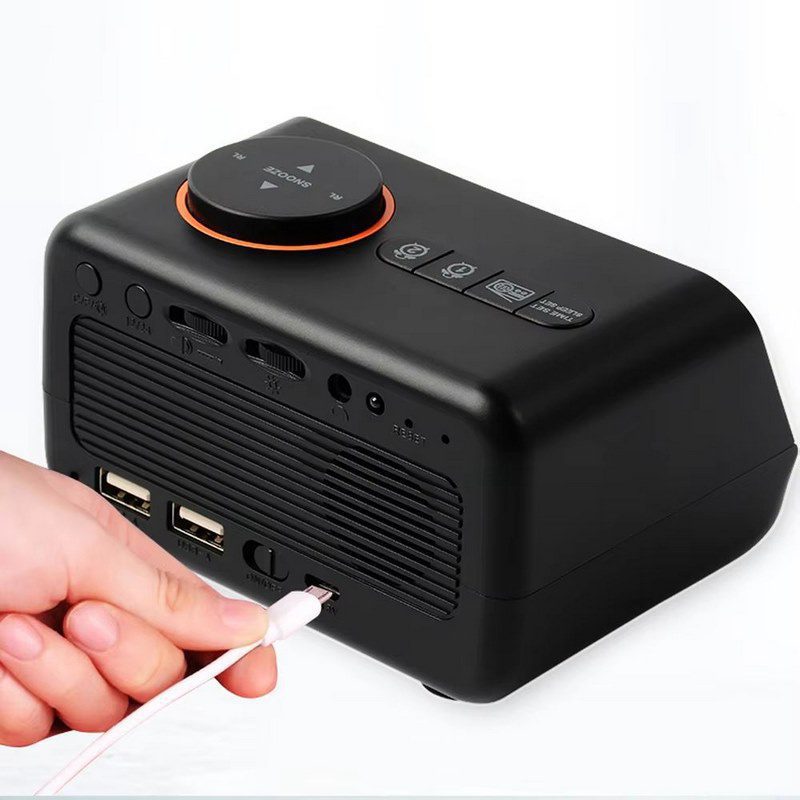 Réveil tech double USB gaming