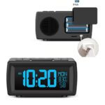 radio Réveil Luminosité Réglable avec piles