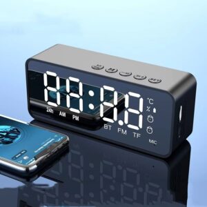 Réveil à commande vocale gros chiffres digital