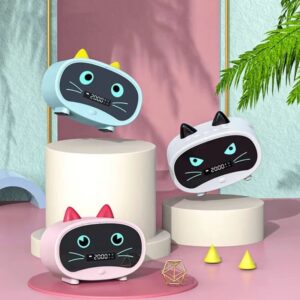 Packaging attrayant du réveil Bluetooth avec oreille de chat pour filles