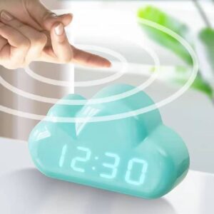 Réveil en forme de nuage à commande vocale