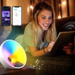 Réveil lumineux musique avec haut-parleur Bluetooth