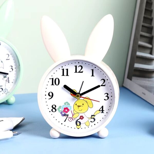 beige Réveil lapin simple et mignon