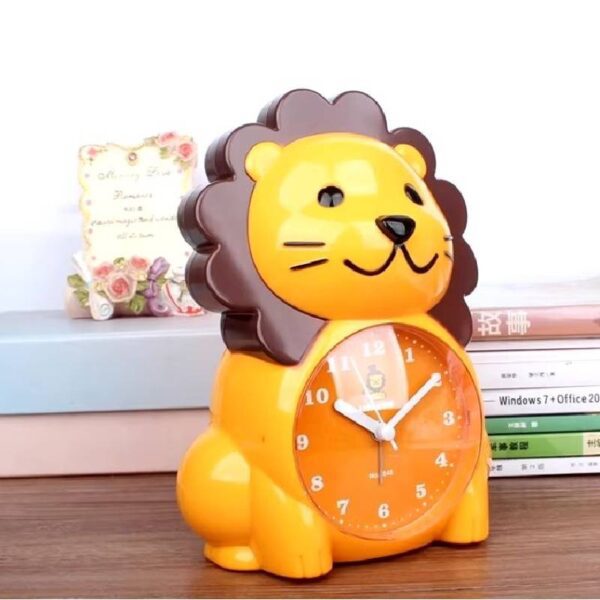 Nouvdfeau projet Réveil enfant forme lion géométrique