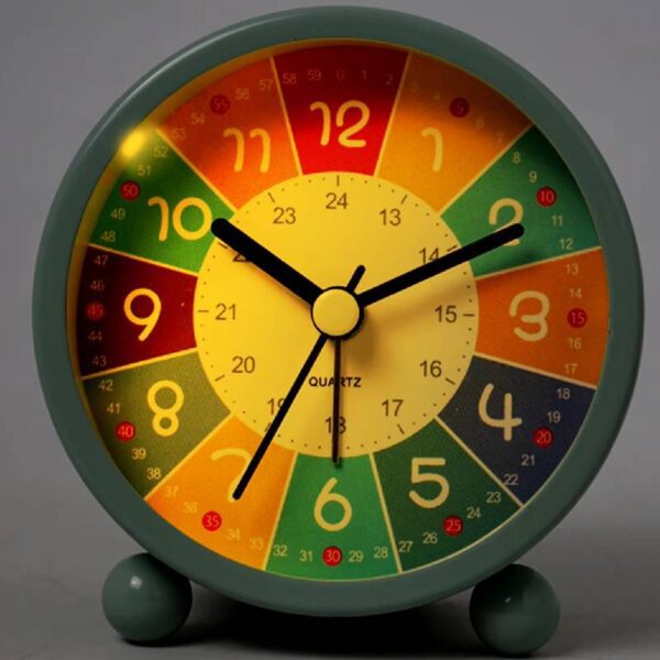 Horloge apprentissage lumineux garçon