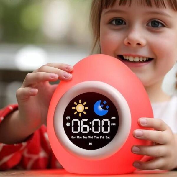 Nouveasdsdsu projet reveil jour nuit pour enfant forme oeuf