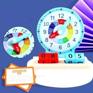 Réveil D’apprentissage Avec Jeu De Blocs Cubiques
