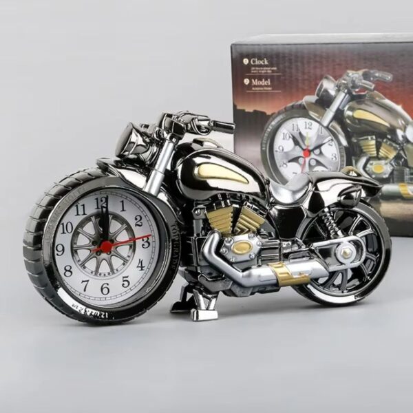 S6b0a498a5d03477ab5d1b192546a57fem Réveil moto rétro finition chrome vintage