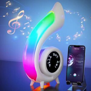 Station musicale illuminant une pièce
