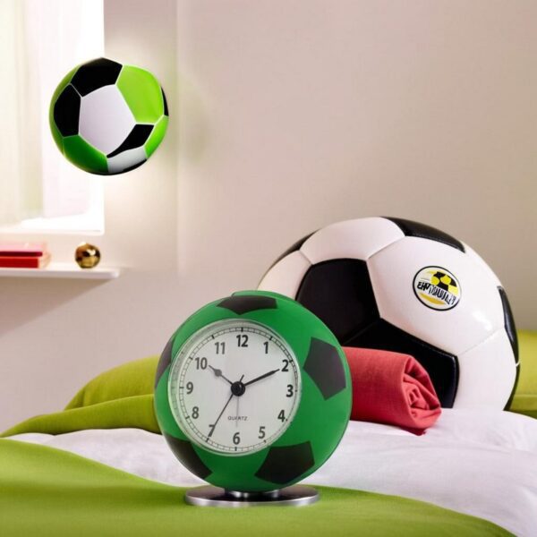 image_8LI Réveil Football Circulaire Alarme Musicale sur lit