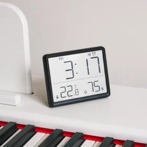 Réveil Ultra Fin Magnétique Design Élégant et Fonctionnalité Optimale