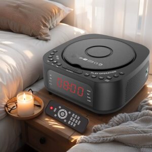 Radio-réveil avec lecteur CD intégré