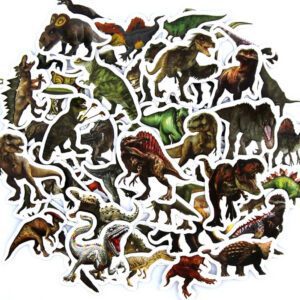 100 Stickers Dinosaures Rigolos
