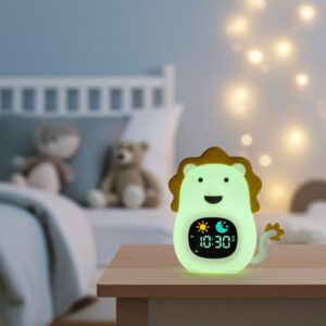 Veilleuse tactile lion 9 couleurs pour sommeil réparateur