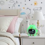 Veilleuse réveil forme chouette avec éclairage ambiance modulable